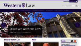 What Law.uwo.ca website looked like in 2019 (4 years ago)