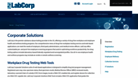 What Labcorpsolutions.com website looked like in 2019 (4 years ago)