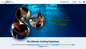 What Luxyachts.com website looked like in 2019 (4 years ago)