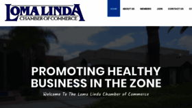 What Lomalindachamber.org website looked like in 2019 (4 years ago)