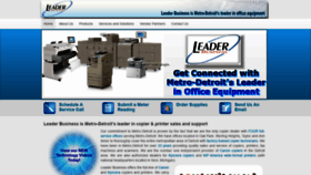 What Leaderbusiness.com website looked like in 2019 (4 years ago)