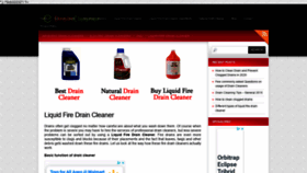 What Liquidfiredraincleaner.com website looked like in 2019 (4 years ago)