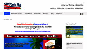 What Liveincostarica.com website looked like in 2019 (4 years ago)