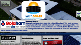 What Lakessolar.com.au website looked like in 2019 (4 years ago)