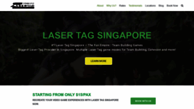 What Lasertagsingapore.sg website looked like in 2019 (4 years ago)