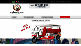What Lisbon-tuk-tours.com website looked like in 2019 (4 years ago)