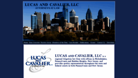What Lucascavalier.com website looked like in 2019 (4 years ago)