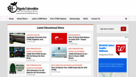 What Liveschoolnews.com.ng website looked like in 2019 (4 years ago)