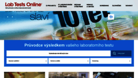 What Labtestsonline.cz website looked like in 2019 (4 years ago)
