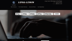 What Longlewisvw.com website looked like in 2019 (4 years ago)