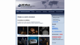 What Labinfo.cz website looked like in 2019 (4 years ago)