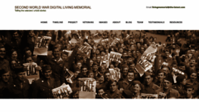 What Livingmemorial.org.uk website looked like in 2019 (4 years ago)