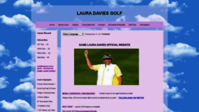 What Lauradaviesgolf.com website looked like in 2019 (4 years ago)