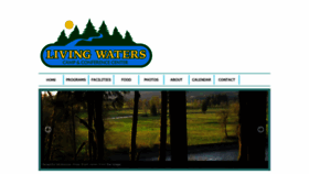 What Livingwaterscamp.net website looked like in 2019 (4 years ago)