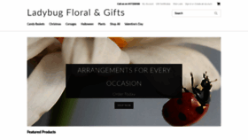 What Ladybugfloral.com website looked like in 2019 (4 years ago)