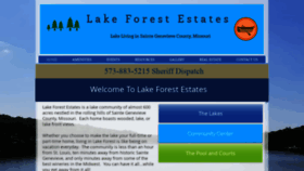 What Lakeforestestatesmo.com website looked like in 2019 (4 years ago)