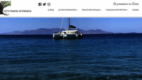 What Letstravelingreece.com website looked like in 2019 (4 years ago)