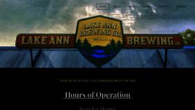 What Lakeannbrewing.com website looked like in 2019 (4 years ago)
