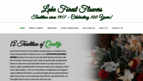 What Lakeforestflowers.com website looked like in 2019 (4 years ago)