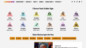 What Love.horoscope.com website looked like in 2019 (4 years ago)