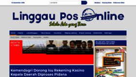 What Linggaupos.co.id website looked like in 2019 (6 years ago)