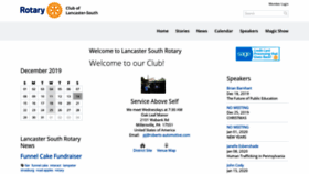 What Lancsouthrotary.org website looked like in 2019 (4 years ago)