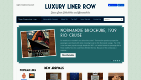 What Luxurylinerrow.com website looked like in 2019 (4 years ago)