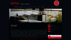 What Lemis.cz website looked like in 2019 (4 years ago)
