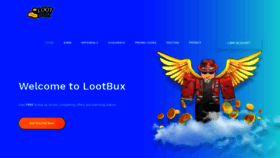 What Lootbux.com website looked like in 2019 (4 years ago)