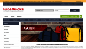 What Luenedruck.de website looked like in 2019 (4 years ago)