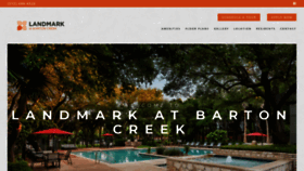 What Landmarkatbartoncreek.com website looked like in 2019 (4 years ago)