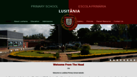 What Lusitaniaprimary.co.zw website looked like in 2019 (4 years ago)