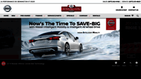 What Langwaynissan.com website looked like in 2019 (4 years ago)