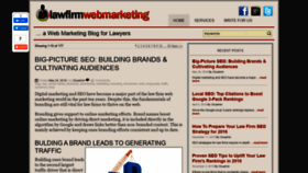 What Law-firm-web-marketing.com website looked like in 2019 (4 years ago)