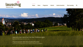 What Lauschig.ch website looked like in 2019 (4 years ago)