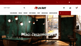 What Livart.ro website looked like in 2019 (4 years ago)