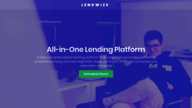 What Lendwize.io website looked like in 2019 (4 years ago)