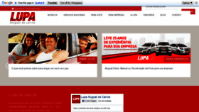 What Luparentacar.com.br website looked like in 2019 (4 years ago)