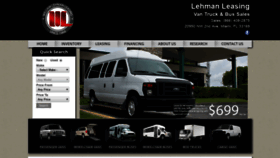 What Lehmanbussales.com website looked like in 2019 (4 years ago)