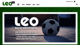 What Leo-fussball.de website looked like in 2019 (4 years ago)
