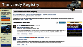 What Landyreg.com website looked like in 2019 (4 years ago)