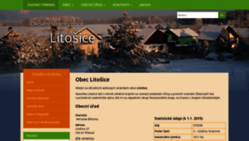 What Litosice.cz website looked like in 2019 (4 years ago)