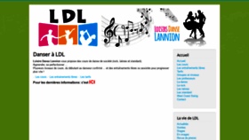 What Loisirsdanselannion.fr website looked like in 2019 (4 years ago)