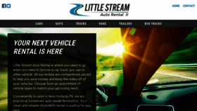 What Littlestreamrentals.com website looked like in 2019 (4 years ago)