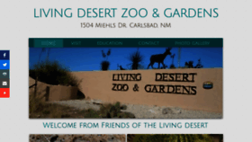 What Livingdesertnm.org website looked like in 2019 (4 years ago)