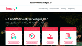 What Lenary.nl website looked like in 2019 (4 years ago)