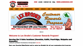 What Lexbrodiesrewards.com website looked like in 2019 (4 years ago)
