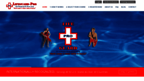 What Lifeguard-pro.org website looked like in 2019 (4 years ago)