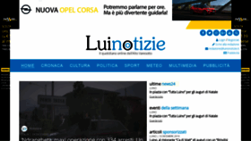 What Luinonotizie.it website looked like in 2019 (4 years ago)