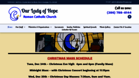 What Ladyofhope.org website looked like in 2019 (4 years ago)